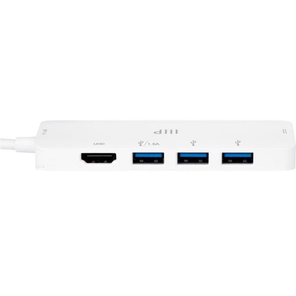 NWT Monoprice 5-in-1 USB-C to 4K HDMI Display Adapter & USB Hub,Docking Station - Picture 3 of 7